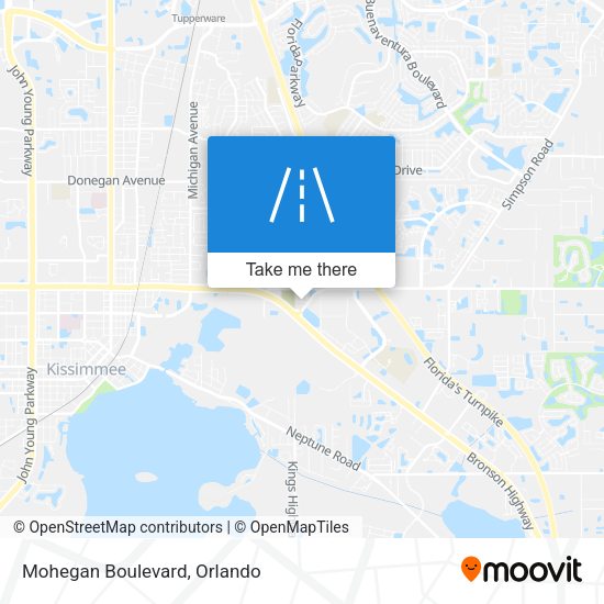 Mohegan Boulevard map