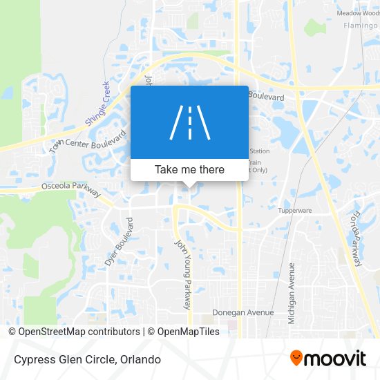 Cypress Glen Circle map