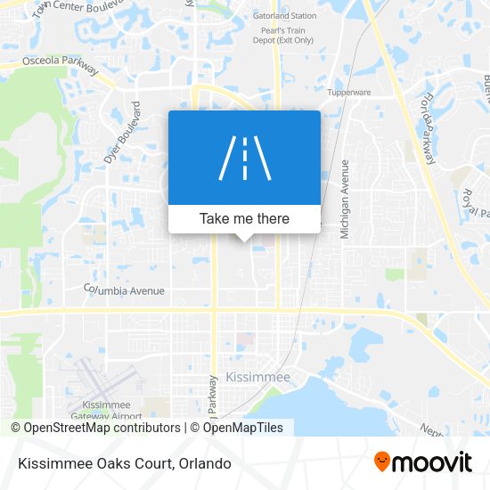 Mapa de Kissimmee Oaks Court