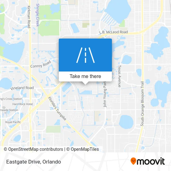 Mapa de Eastgate Drive