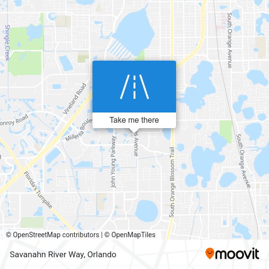 Savanahn River Way map