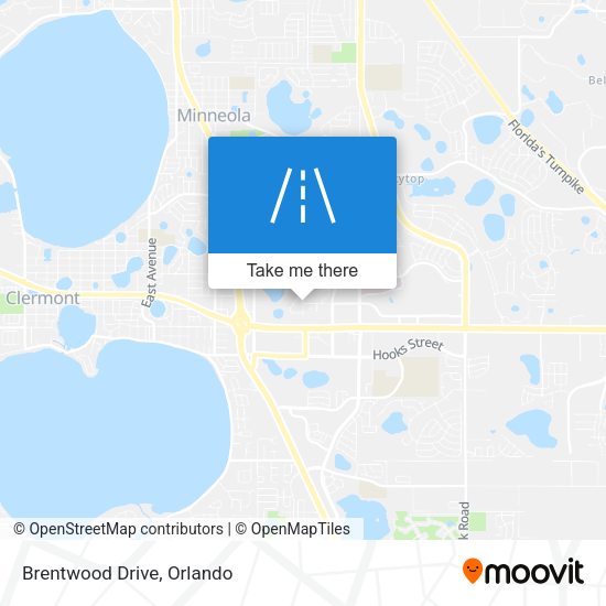 Mapa de Brentwood Drive