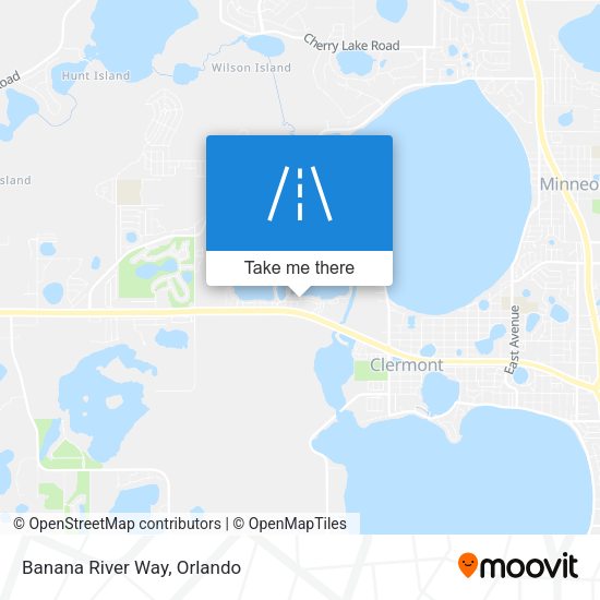 Mapa de Banana River Way