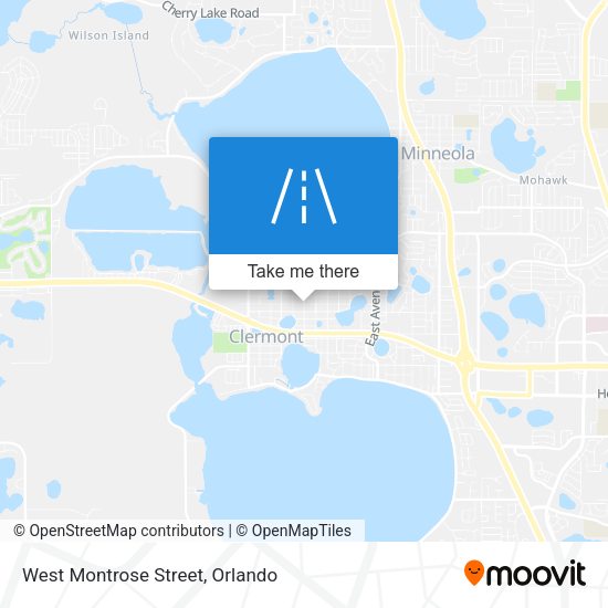West Montrose Street map