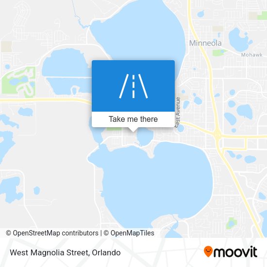 West Magnolia Street map
