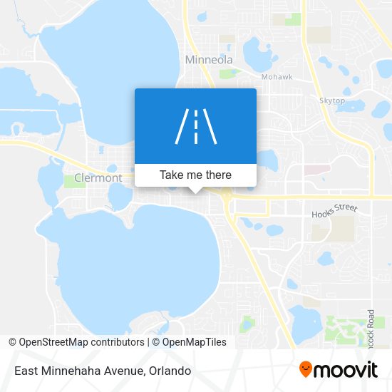 East Minnehaha Avenue map