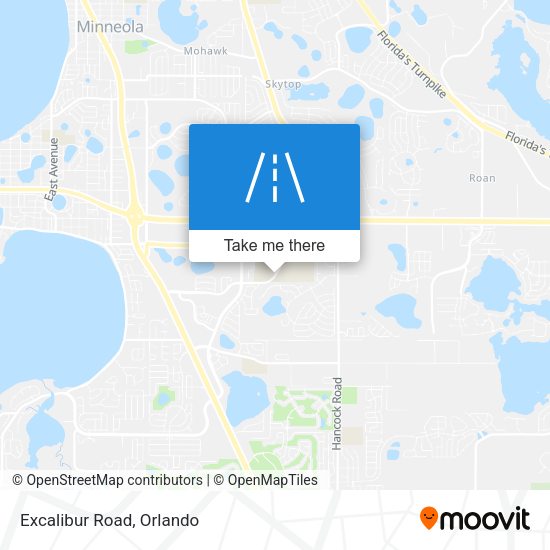 Mapa de Excalibur Road