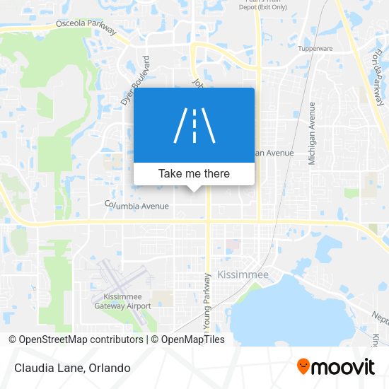 Mapa de Claudia Lane