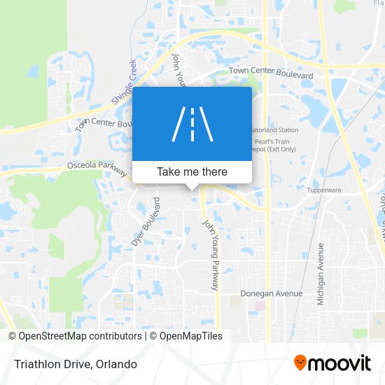 Mapa de Triathlon Drive