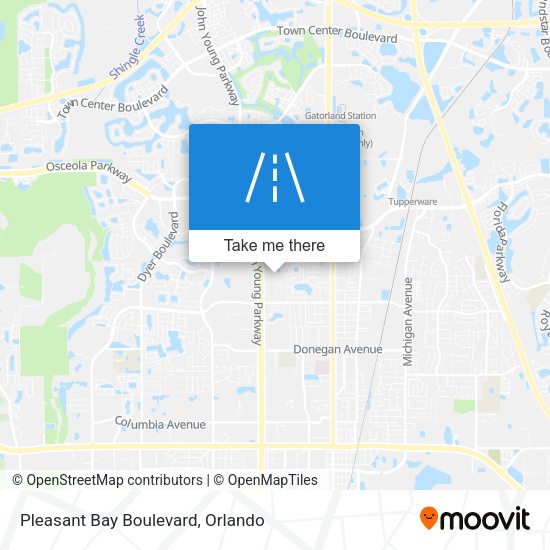 Pleasant Bay Boulevard map
