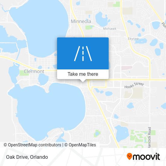Mapa de Oak Drive