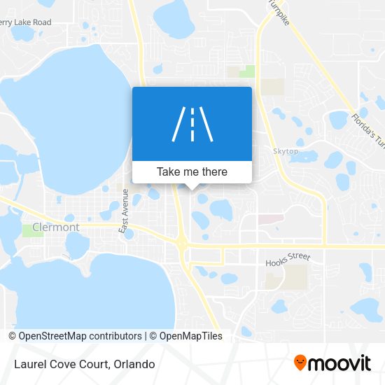 Laurel Cove Court map