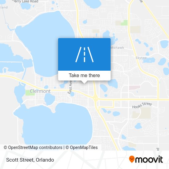 Scott Street map
