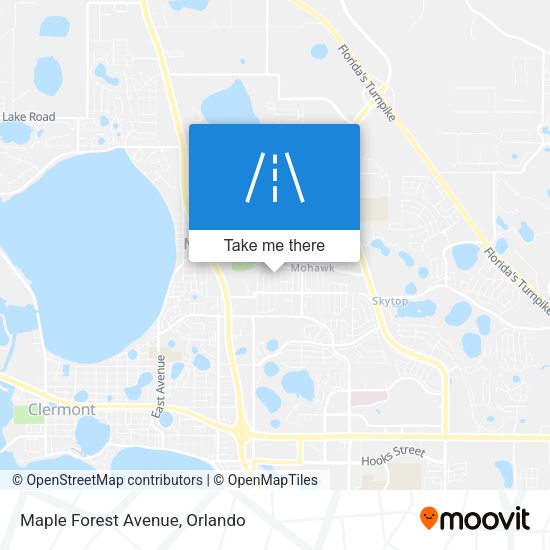 Maple Forest Avenue map