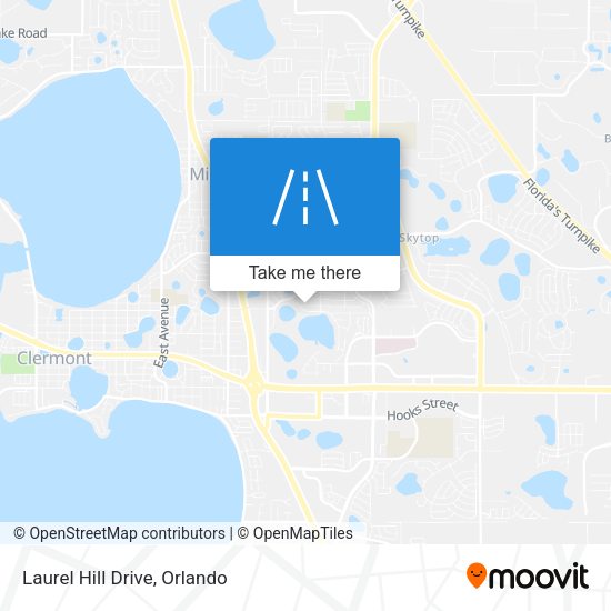 Laurel Hill Drive map