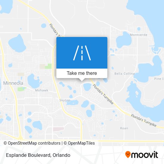 Esplande Boulevard map