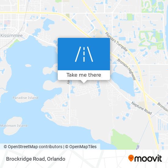 Brockridge Road map