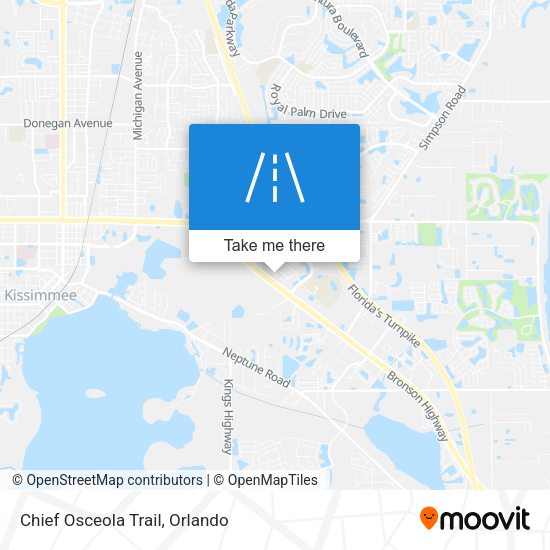 Chief Osceola Trail map