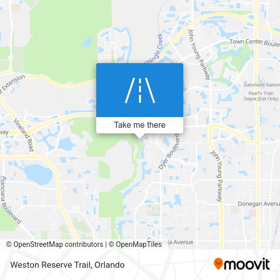 Mapa de Weston Reserve Trail