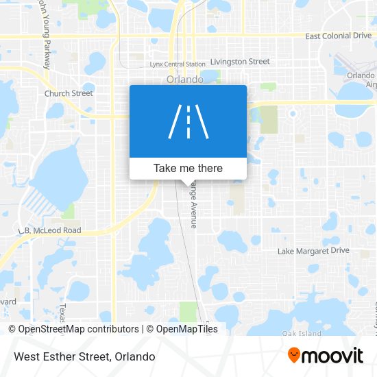 Mapa de West Esther Street