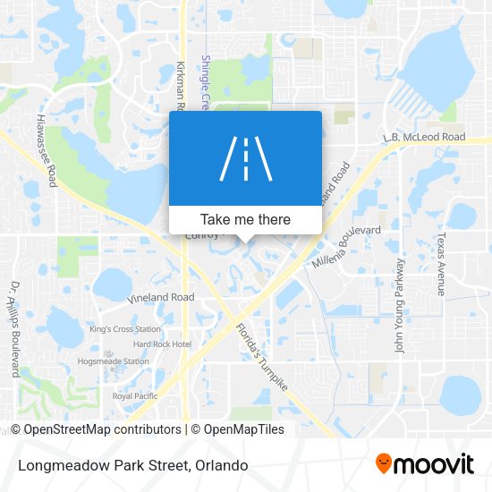 Longmeadow Park Street map