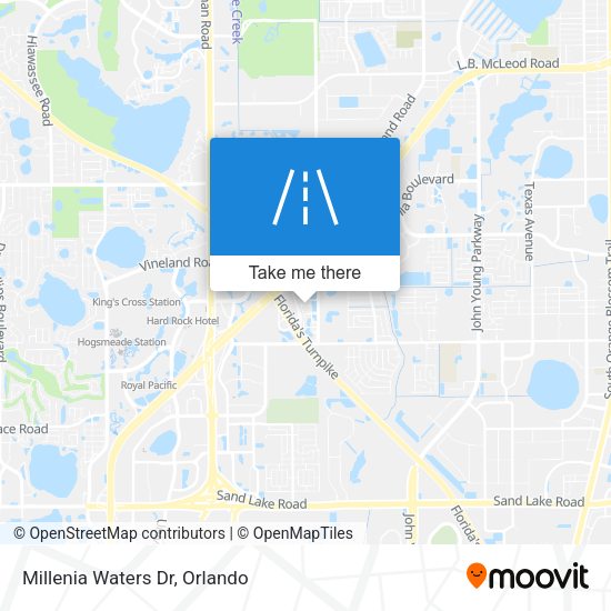 Mapa de Millenia Waters Dr