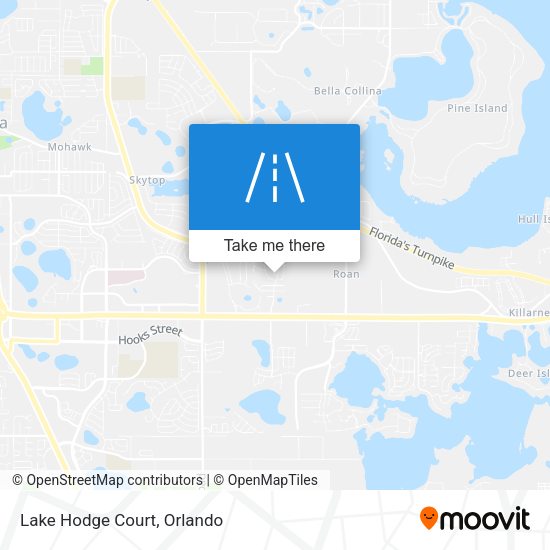 Mapa de Lake Hodge Court
