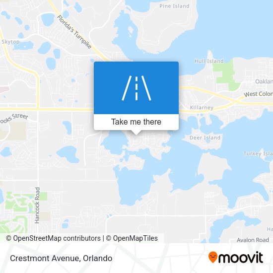 Mapa de Crestmont Avenue