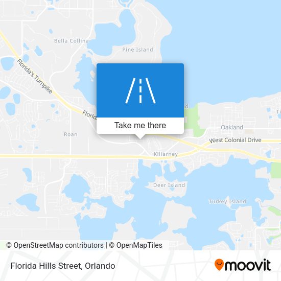 Mapa de Florida Hills Street