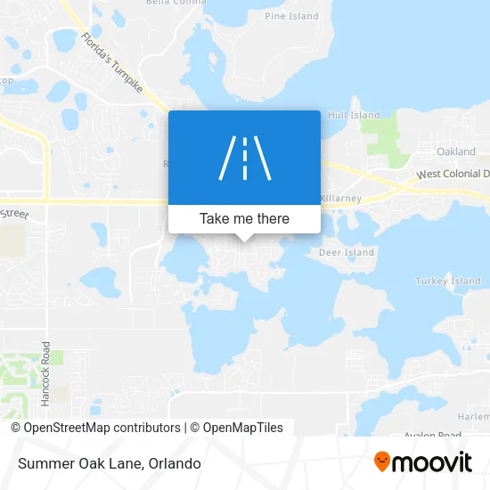 Summer Oak Lane map