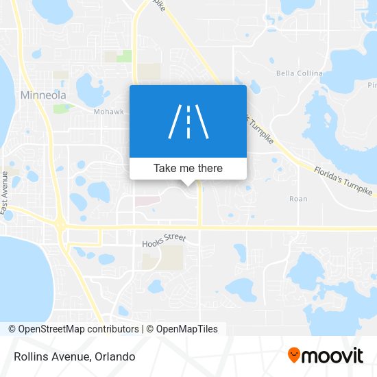 Mapa de Rollins Avenue