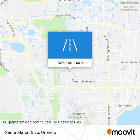 Santa Maria Drive map