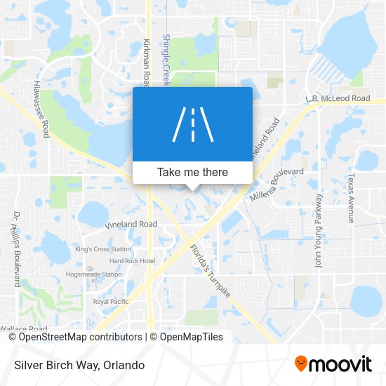Mapa de Silver Birch Way