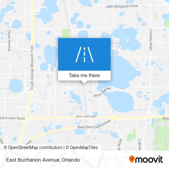 East Buchanon Avenue map