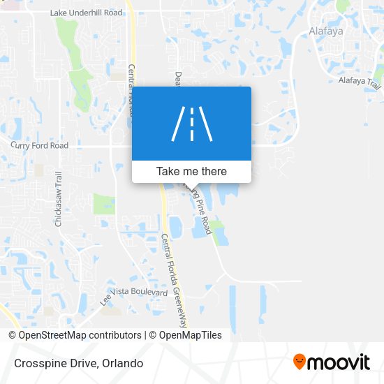Mapa de Crosspine Drive