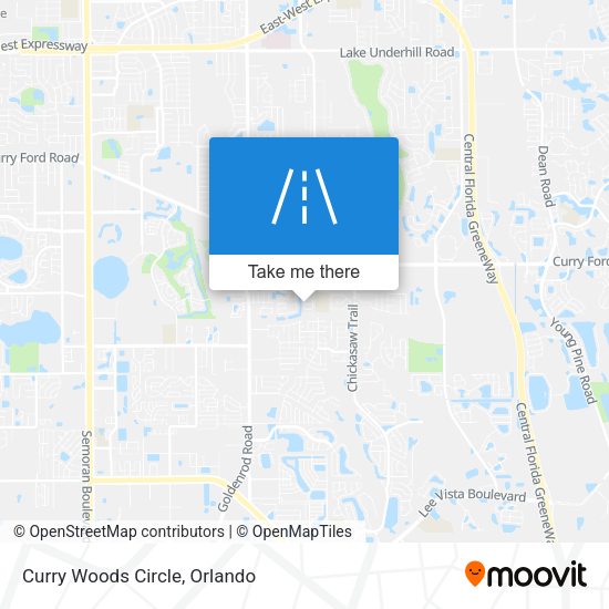 Curry Woods Circle map