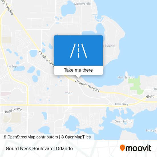 Gourd Neck Boulevard map