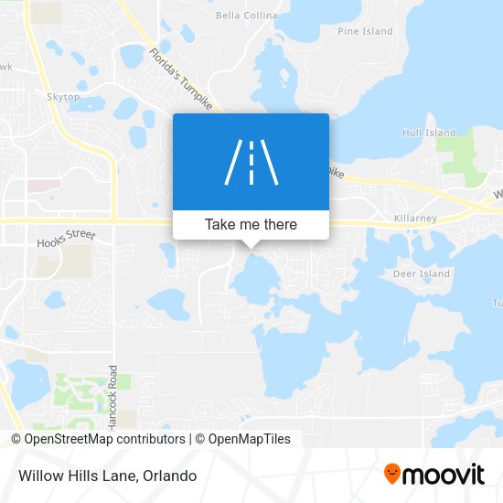 Mapa de Willow Hills Lane