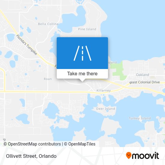 Mapa de Ollivett Street