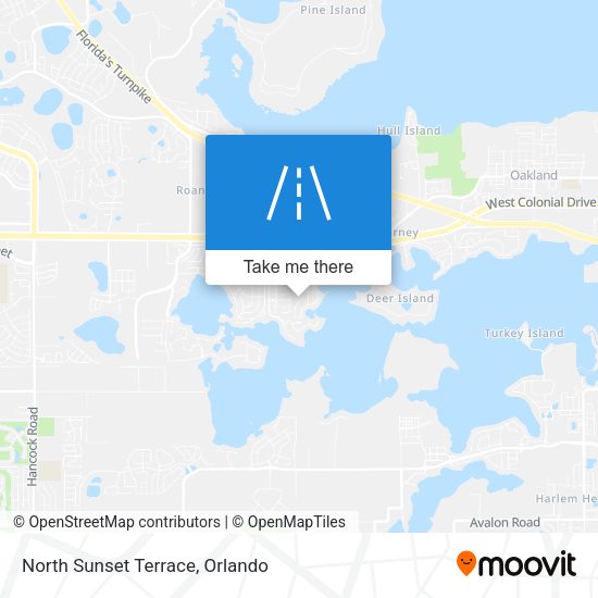 North Sunset Terrace map
