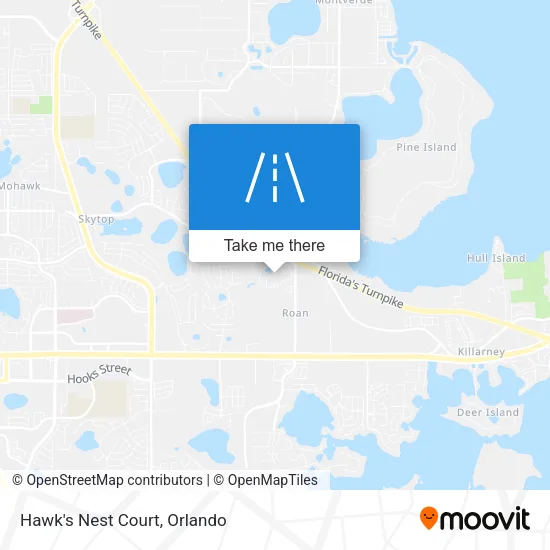 Hawk's Nest Court map