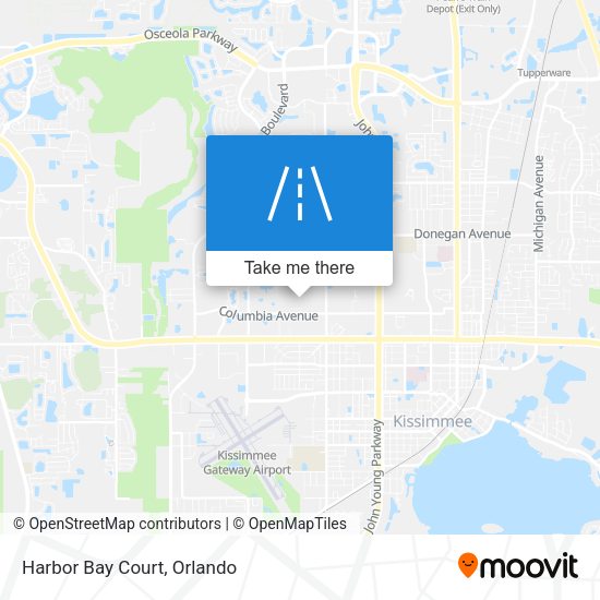 Mapa de Harbor Bay Court