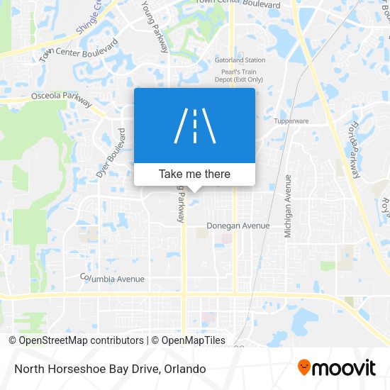 North Horseshoe Bay Drive map