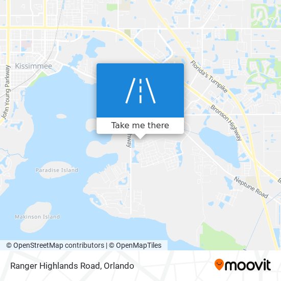 Ranger Highlands Road map