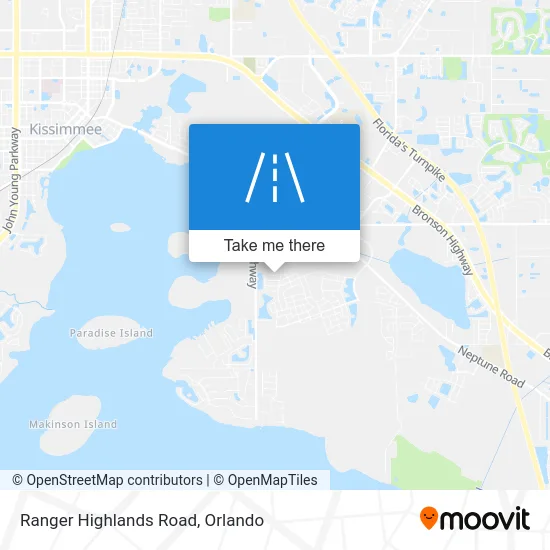 Ranger Highlands Road map