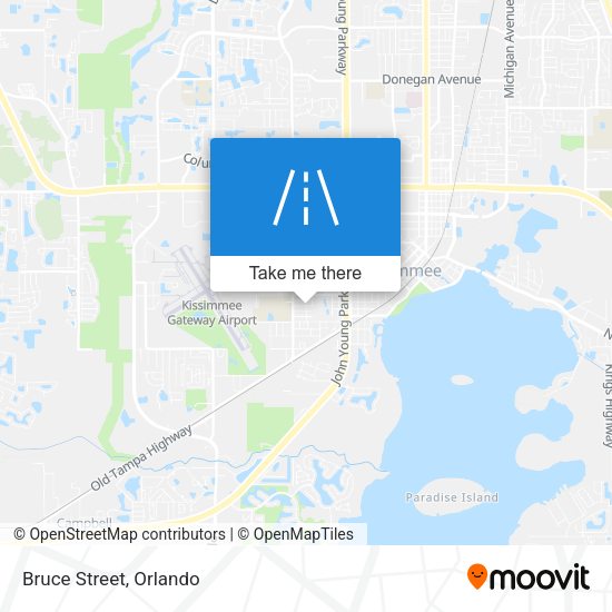Mapa de Bruce Street