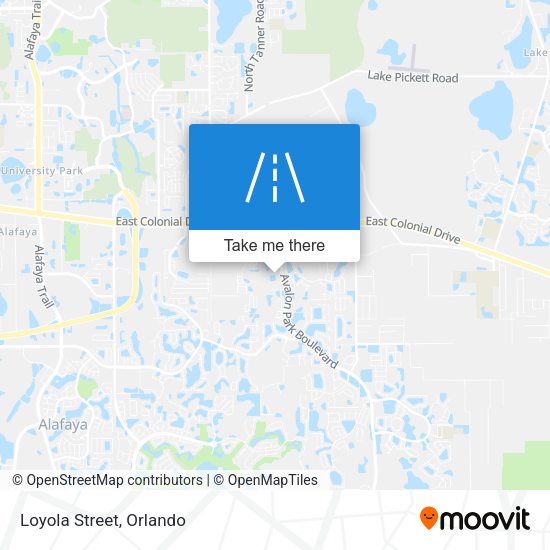 Mapa de Loyola Street