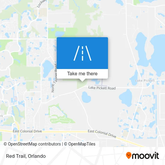 Red Trail map