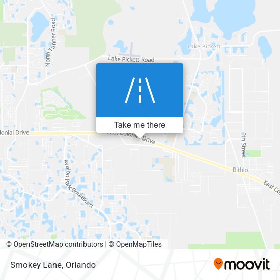 Smokey Lane map