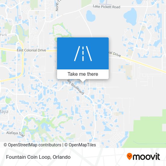 Mapa de Fountain Coin Loop